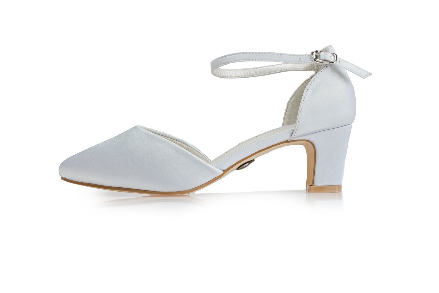 White Lady 700 Satin - Riemchen Pumps Slingpumps
