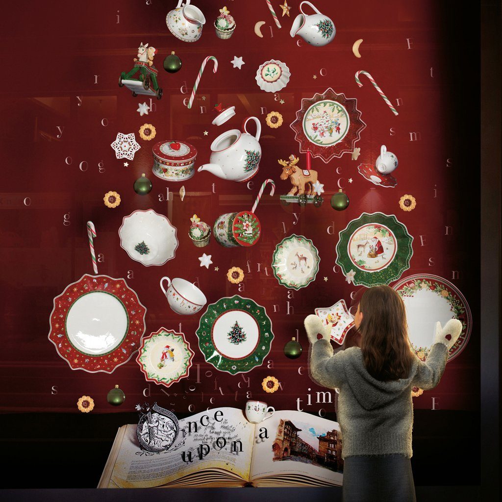 Villeroy & Boch Speiseteller Toy's Delight Speiseteller, (1 St), Premium Porcelain, 1 Stck, Handw., mikrow.sicher