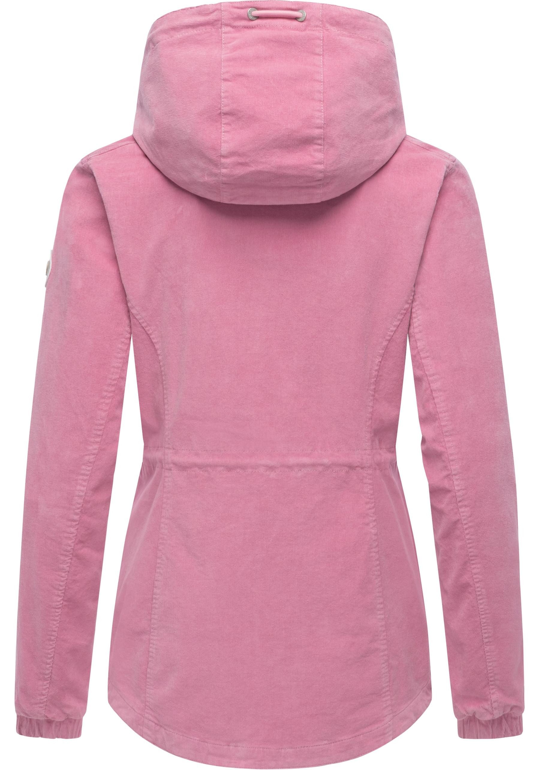 Ragwear Cordjacke Dankka Cordy YOUMODO Stylische Damen Übergangsjacke in Feincord-Optik