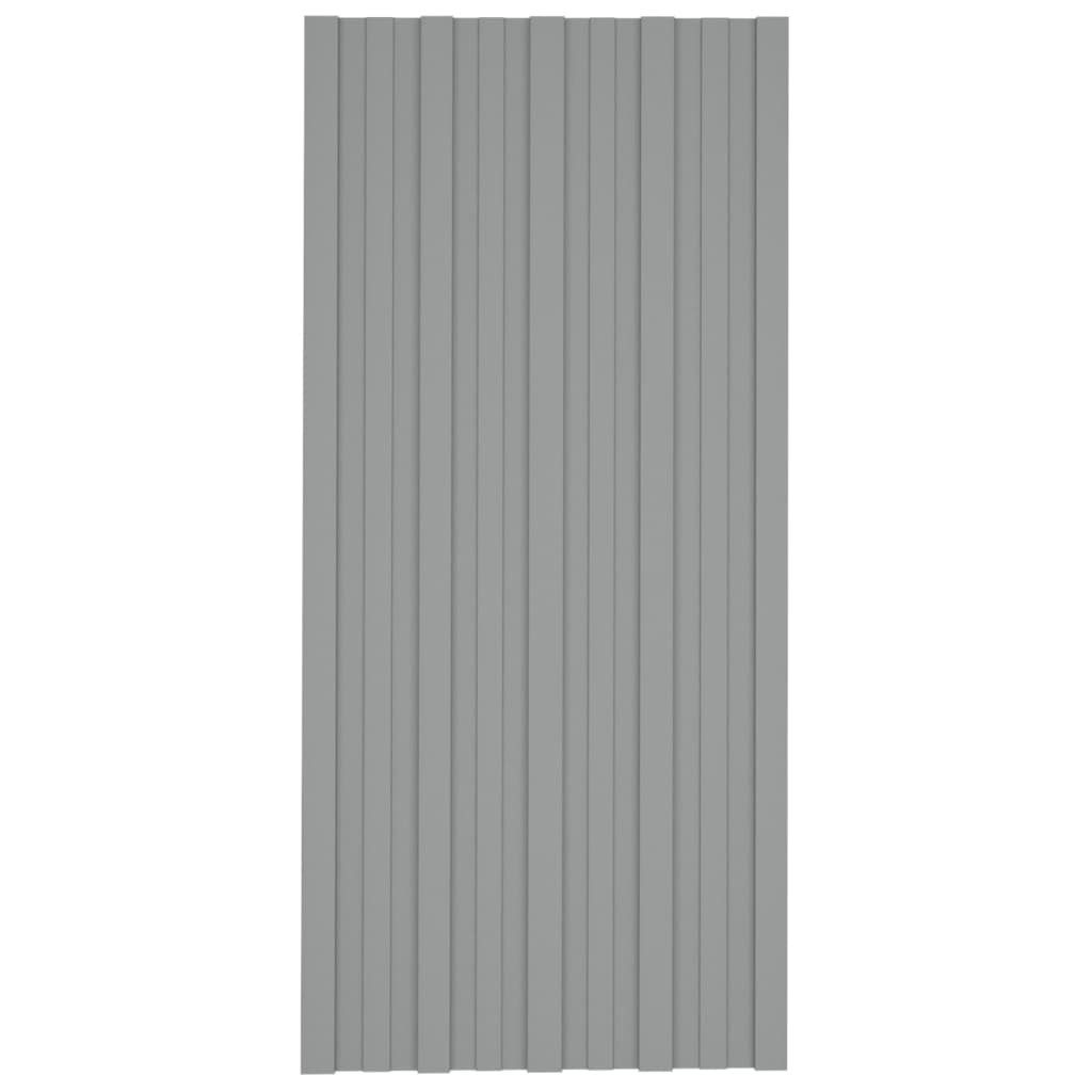 vidaXL Deckenplatten Dachpaneele 36 Stk. Verzinkter günstig online kaufen