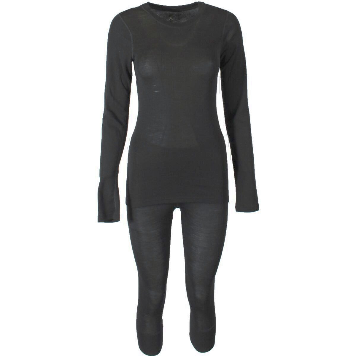 McKINLEY Langarmshirt & Hose Da.-Funkt-Wä-Set Hasvik Women WHITE/COOL GREY-BLACK-HYPER PI