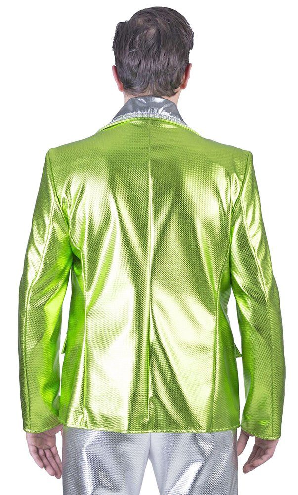 Funny Fashion Kostüm Disco Fever Metallic Kostüm Jacke für Herren - Neo günstig online kaufen