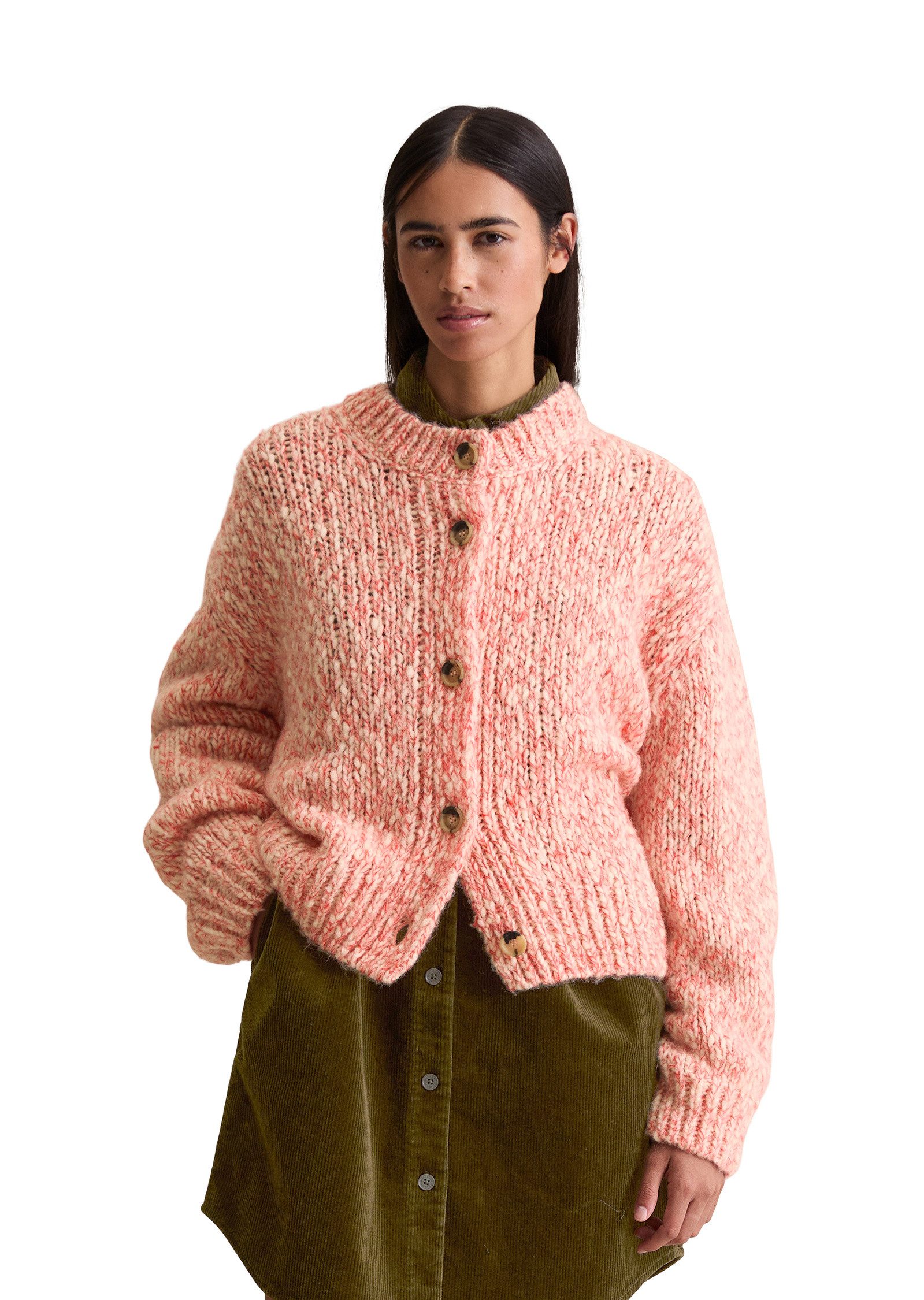 Marc O'Polo DENIM Cardigan aus Schurwolle-Alpakawolle-Mix günstig online kaufen