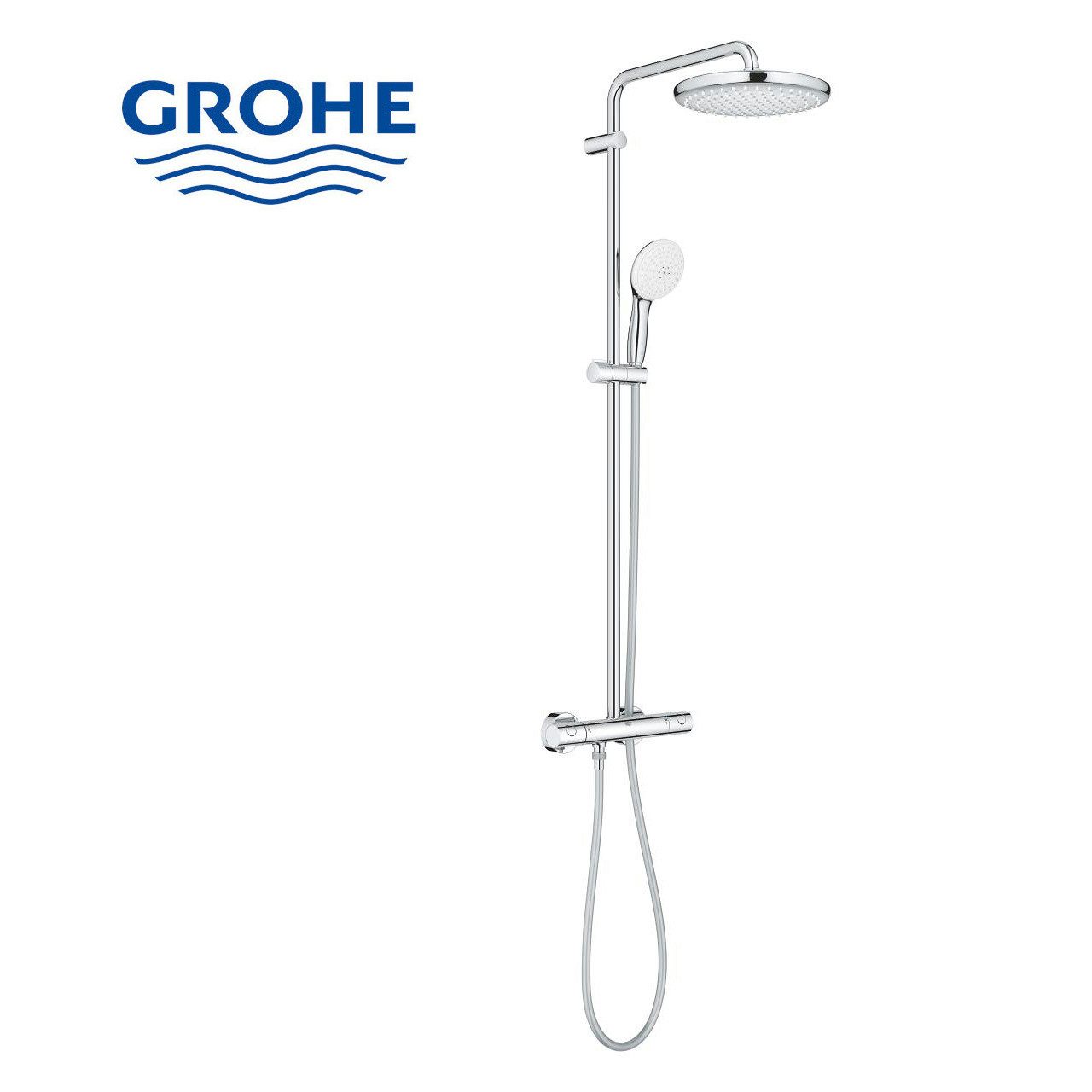 Grohe Duscharmatur Grohe Tempesta System 250 Duschsystem mit Thermostat 266 günstig online kaufen