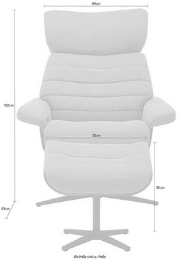 MCA furniture Relaxsessel ULLA Relaxer (2-St), 360° drehbar