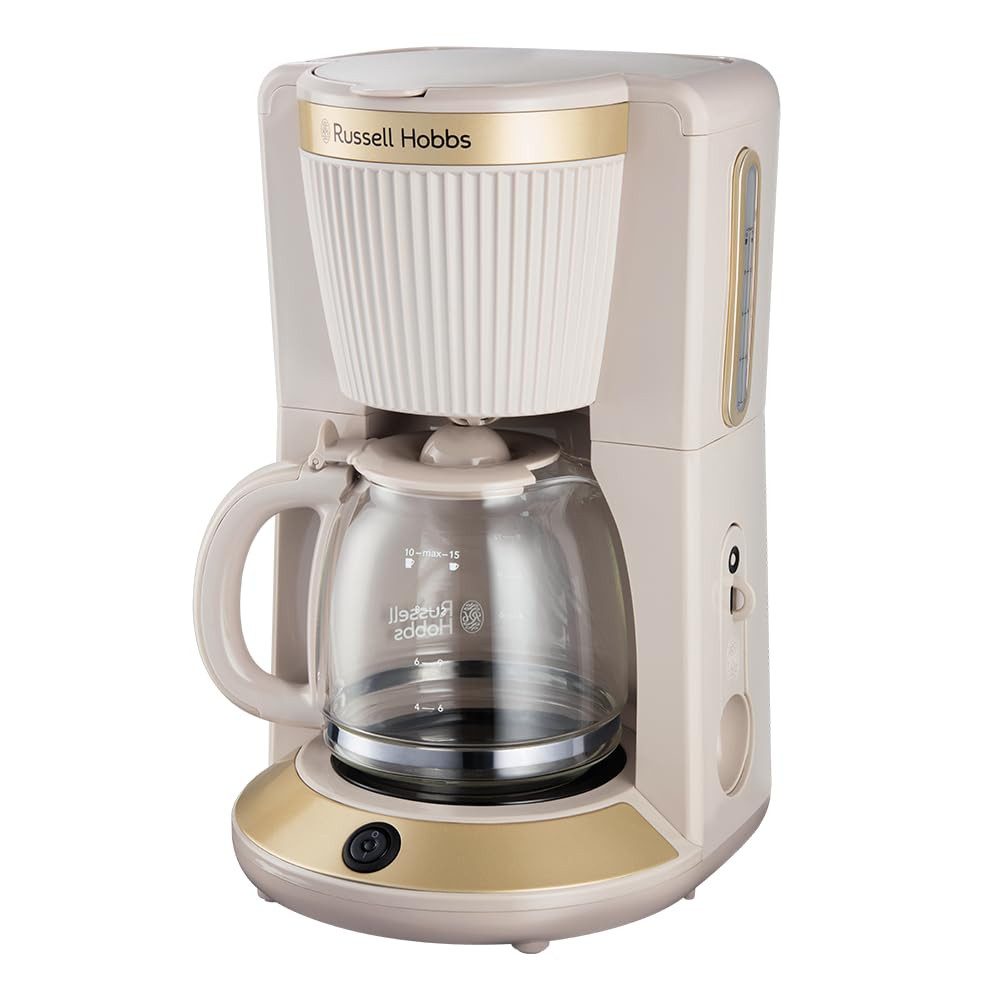 RUSSELL HOBBS Filterkaffeemaschine Bronte Stone, Filterkaffeemaschine mit WhirlTech Brühtechnologie