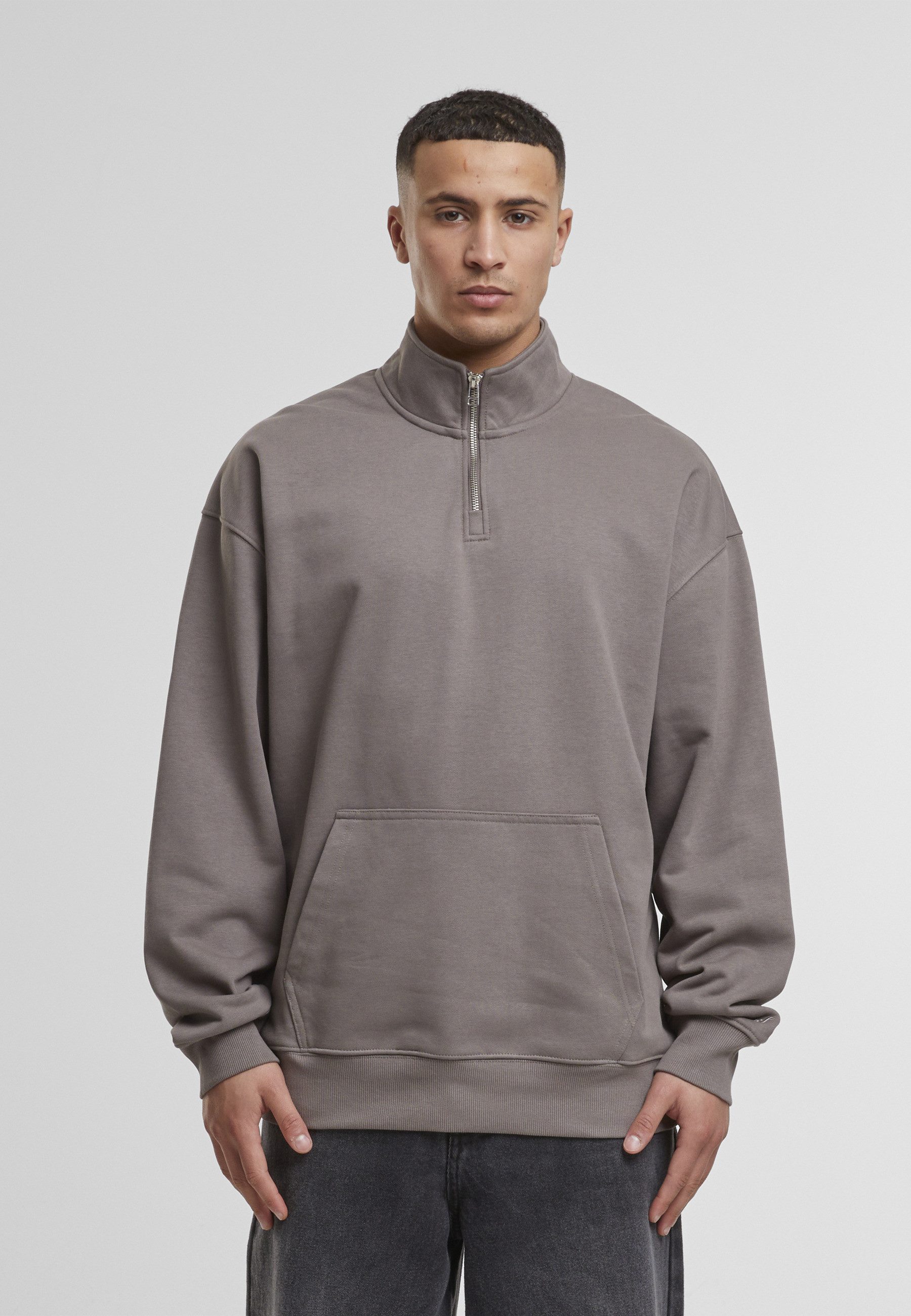 DEF Sweater DEF DEF Zipper Crewneck (1-tlg)