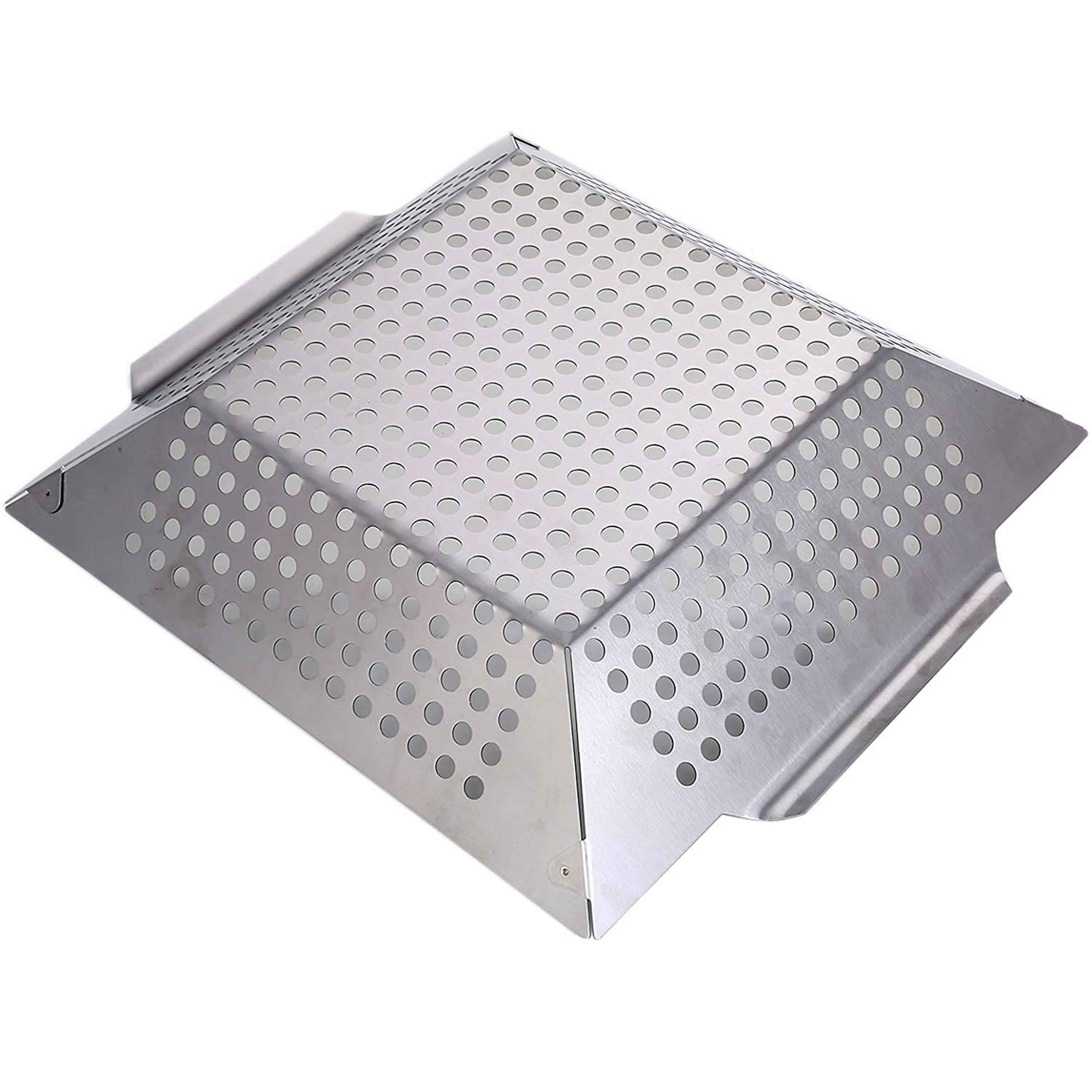 Praknu Grillschale Grillkorb Grillschale für Gemüse 30 x 35 cm, Edelstahl, (1-St), Grillarten