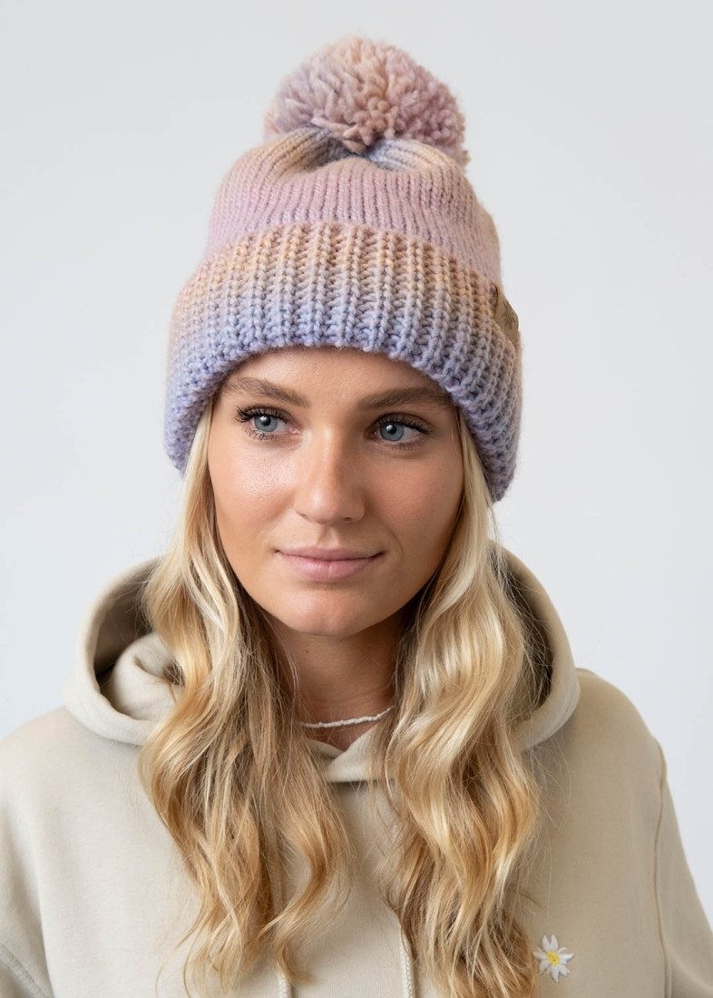 Bavarian Caps Strickmütze Strickmütze mit Bommel und Fleecefutter