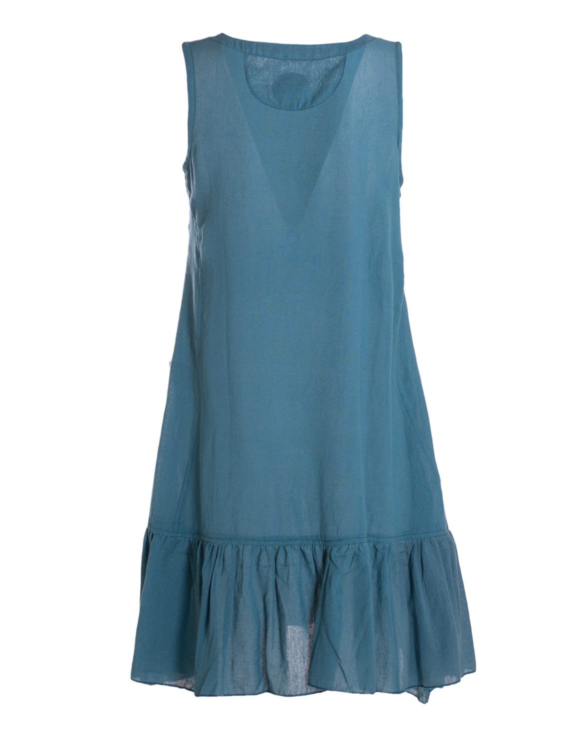 Vishes Tunikakleid Damen Hängerkleid Baumwolle Blumen Lagenlook mit Schnüre günstig online kaufen