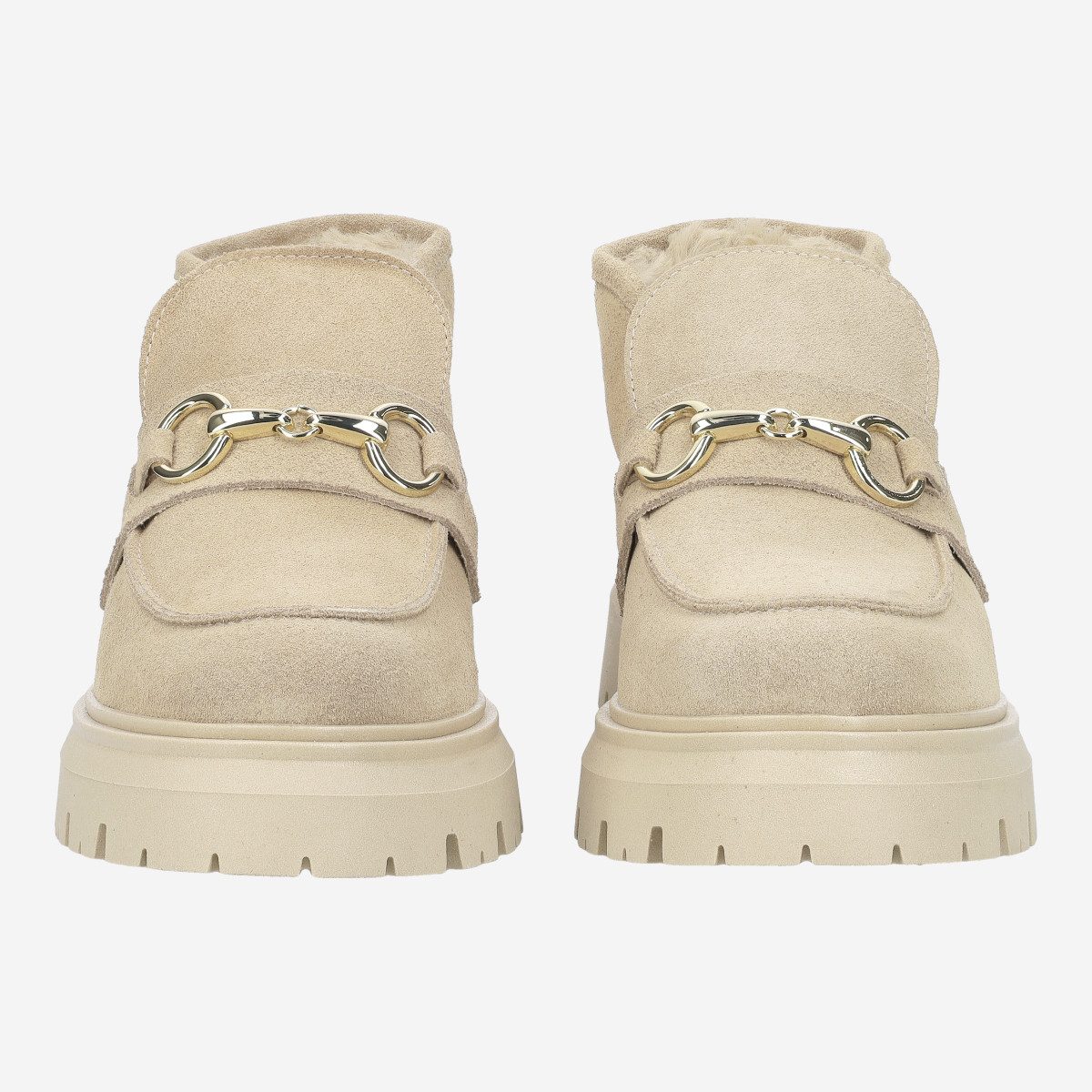 Lüke Schuhe Lüke Schuhe MELISSA CAMEL, Warmfutter, Stiefeletten, Beige, Damen Stiefelette