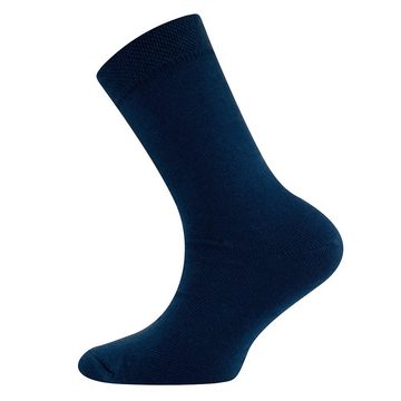 Ewers Socken Ewers 2er Pack Jungen Strümpfe Socken uni ringel tinte blau (2-Paar)