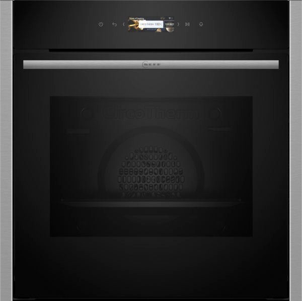 NEFF Backofen N 70 B24CR31N0, mit Teleskopauszug nachrüstbar, Hydrolyse, Backen auf 3 Ebenen mit CircoTherm® & einfache Easy Clean Reinigung