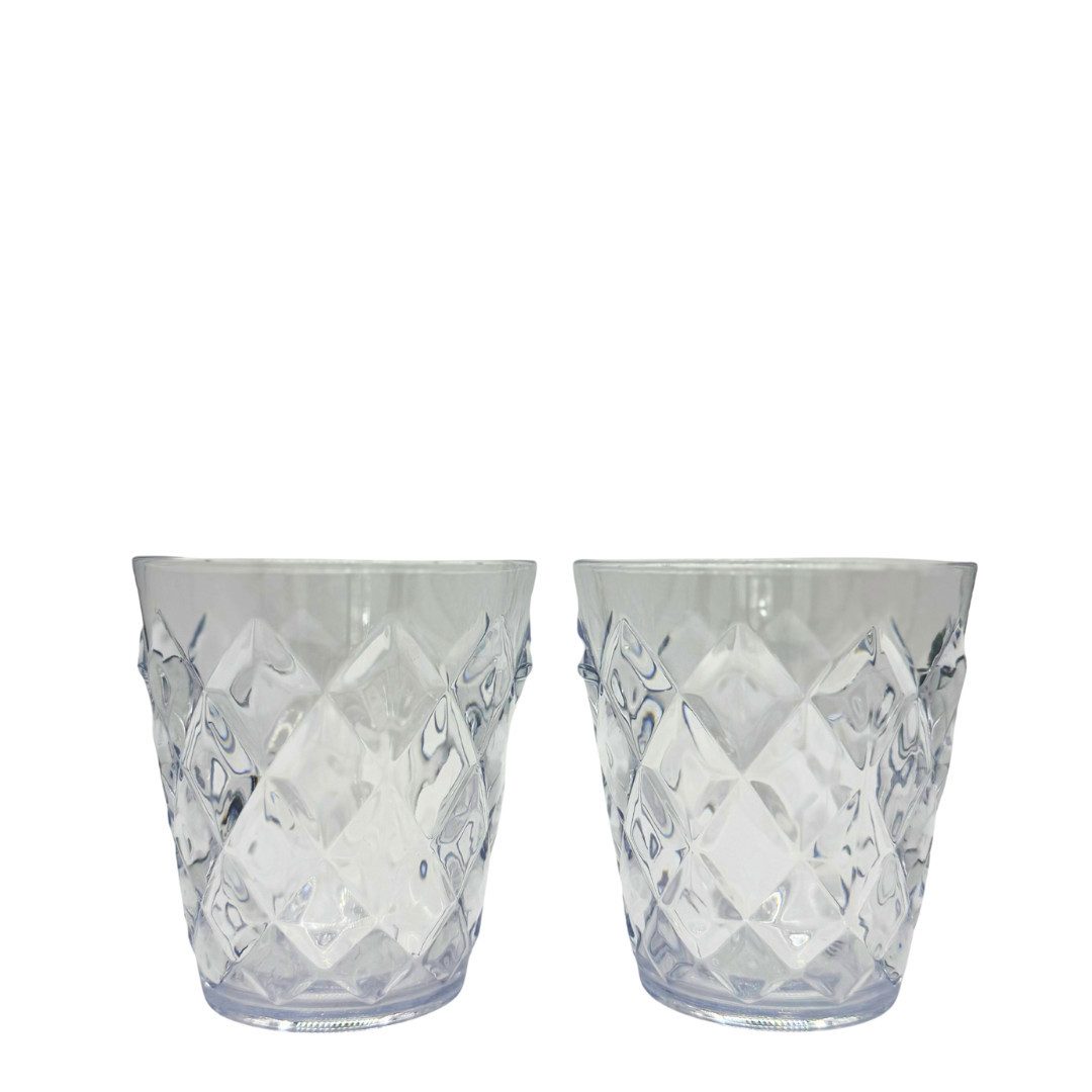 KOZIOL Gläser-Set 2x Crystal S Kunstoffglas 250ml, 2-tlg.