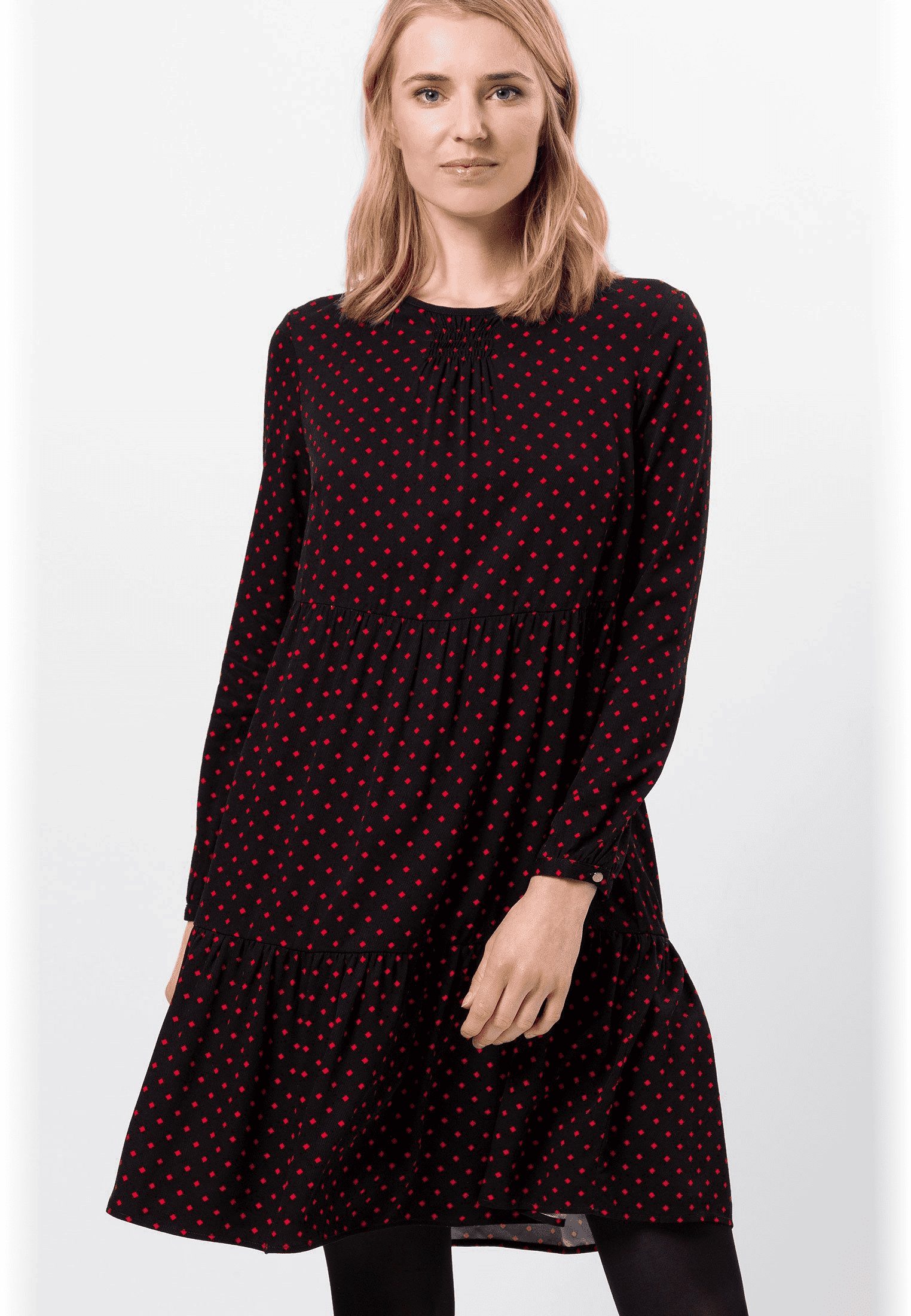 Zero Sommerkleid »Zero Kleid mit Punkten Zero Damen schwarz Erwachs« online  kaufen | OTTO