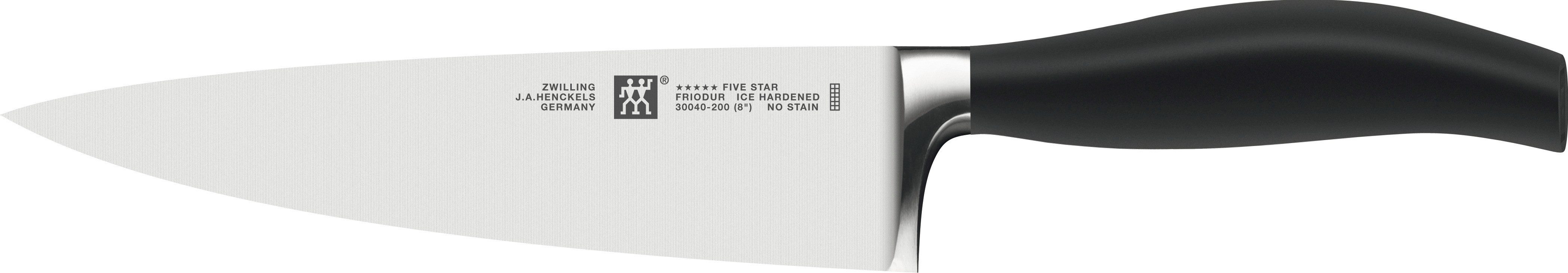 Zwilling Messer-Set ***** FIVE STAR (Set, 3-tlg., 1 Spickmesser (10 cm), 1 Fleischmesser (16 cm), 1 Kochmesser (20 cm), Made in Germany, Sonderschmelze, Ergonomisch, 3-tlg.