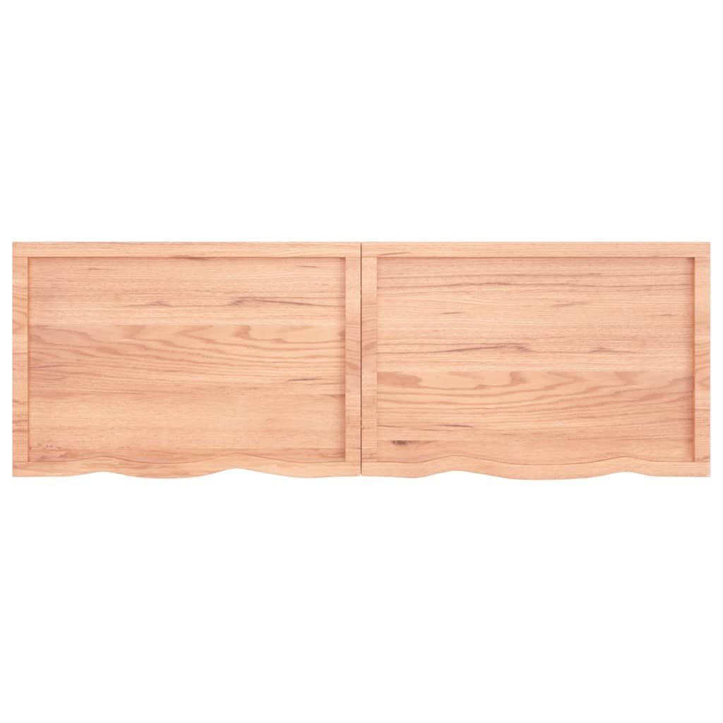 Behandelt furnicato Eiche Hellbraun 180x60x(2-6)cm Massivholz Tischplatte