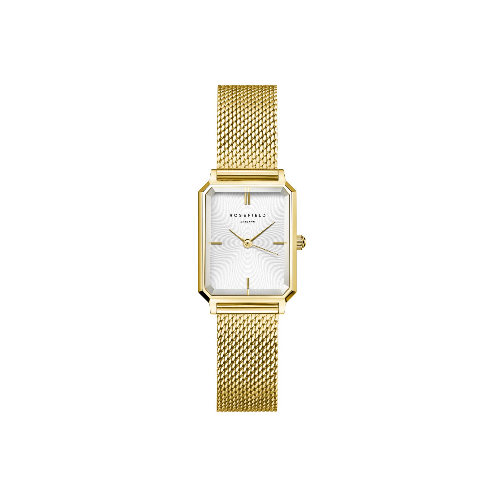 Quarzuhr ROSEFIELD Damenuhr Octagon XS 24mm Goldfarben