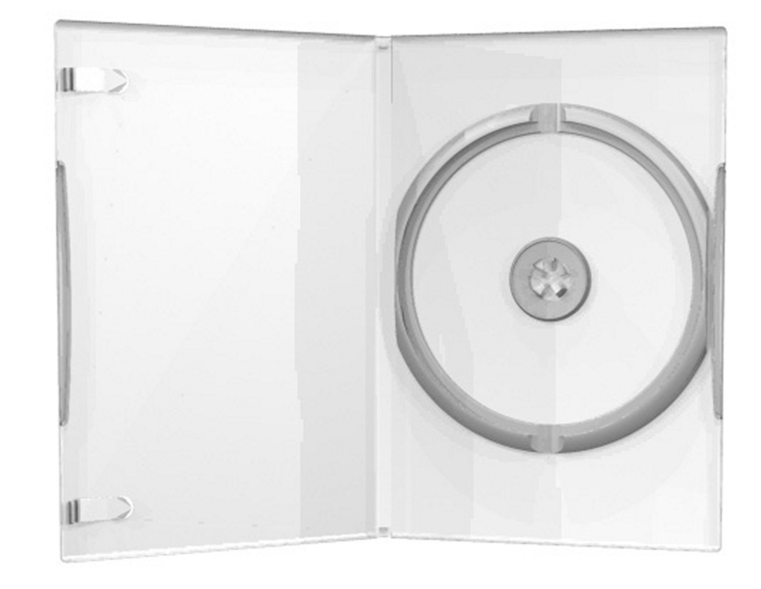 Mediarange DVD-Hülle 5 DVD CD Hüllen 14mm glasklar transparent