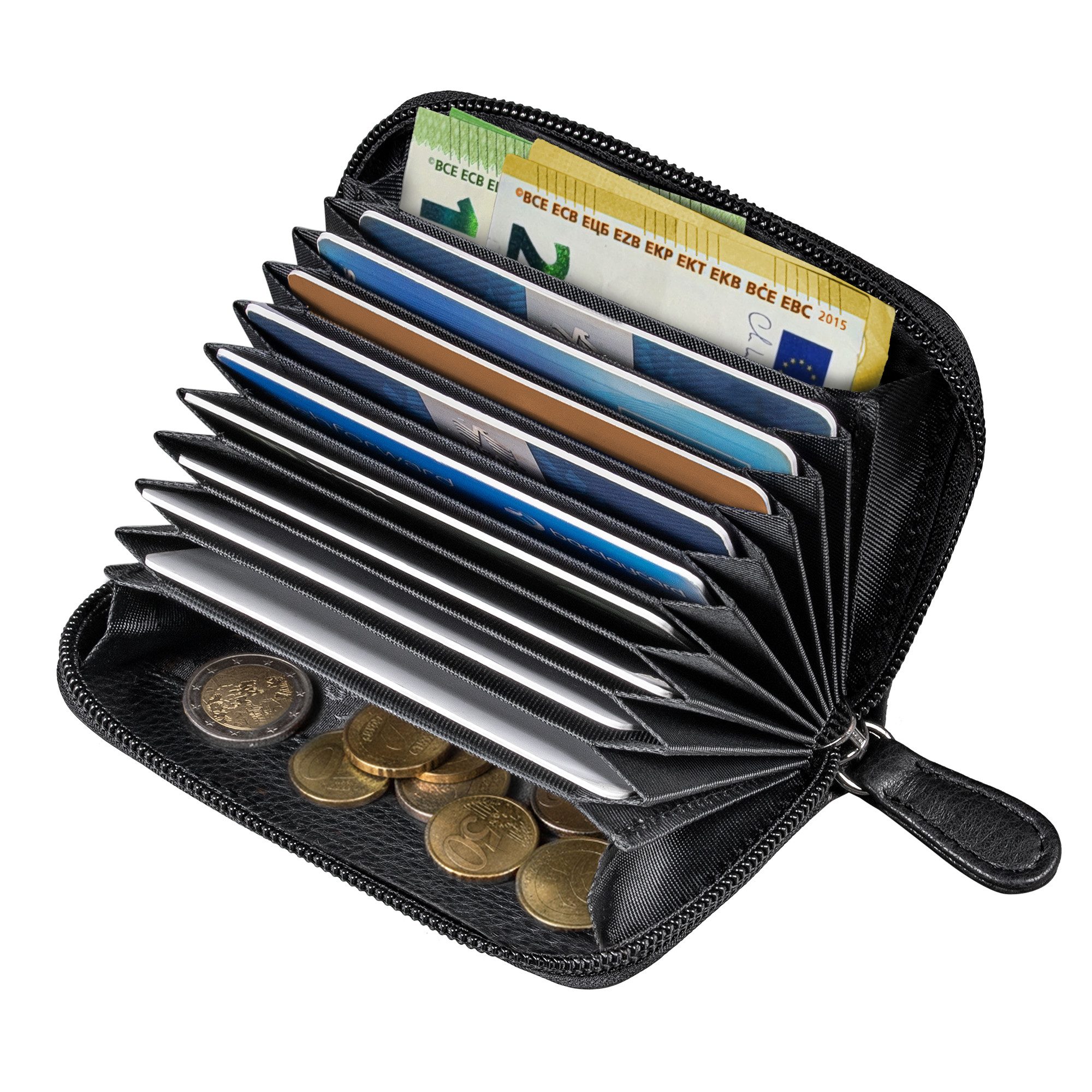 STILORD Geldbörse "Luxor" Premium Kreditkarten-Etui Echt-Leder Für Herren und Damen