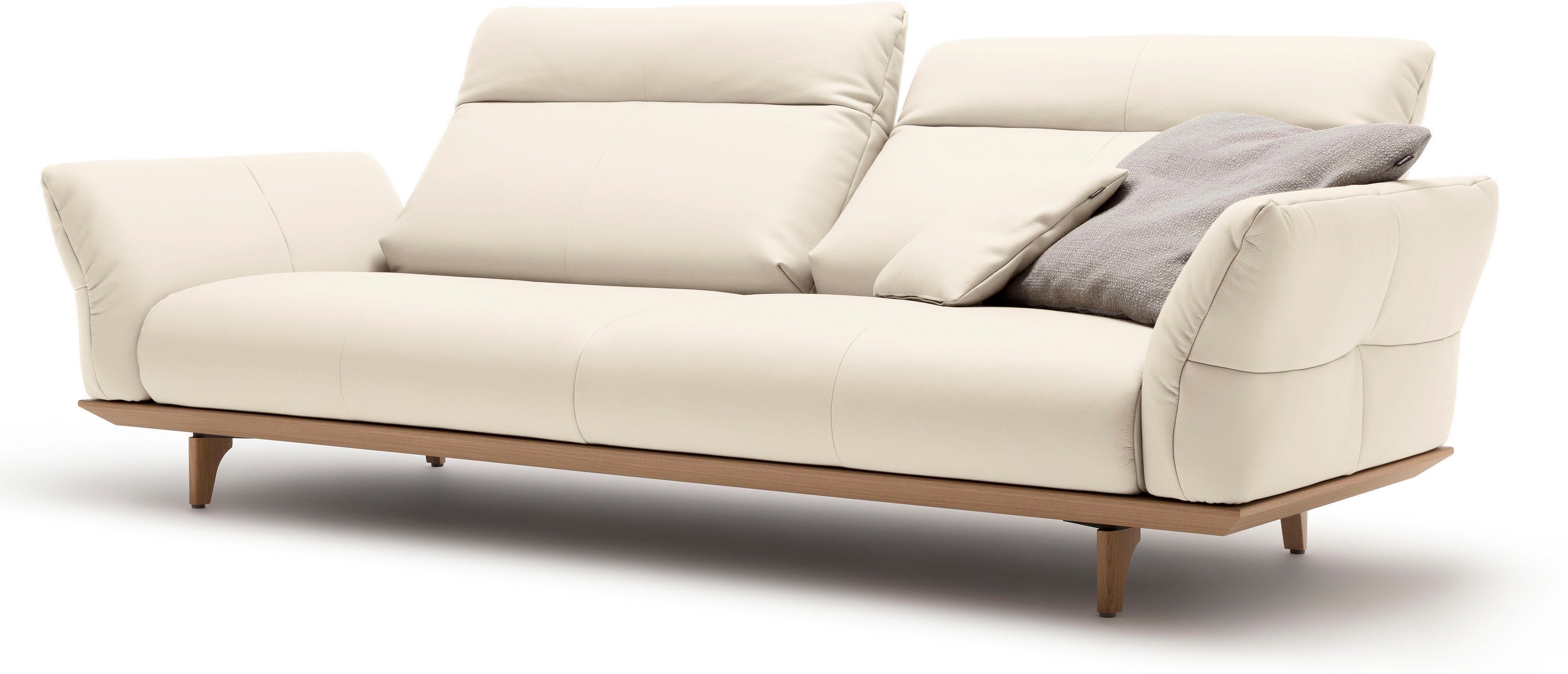 natur, Breite 3,5-Sitzer in Füße Sockel Eiche sofa 228 hülsta Eiche, cm hs.460,