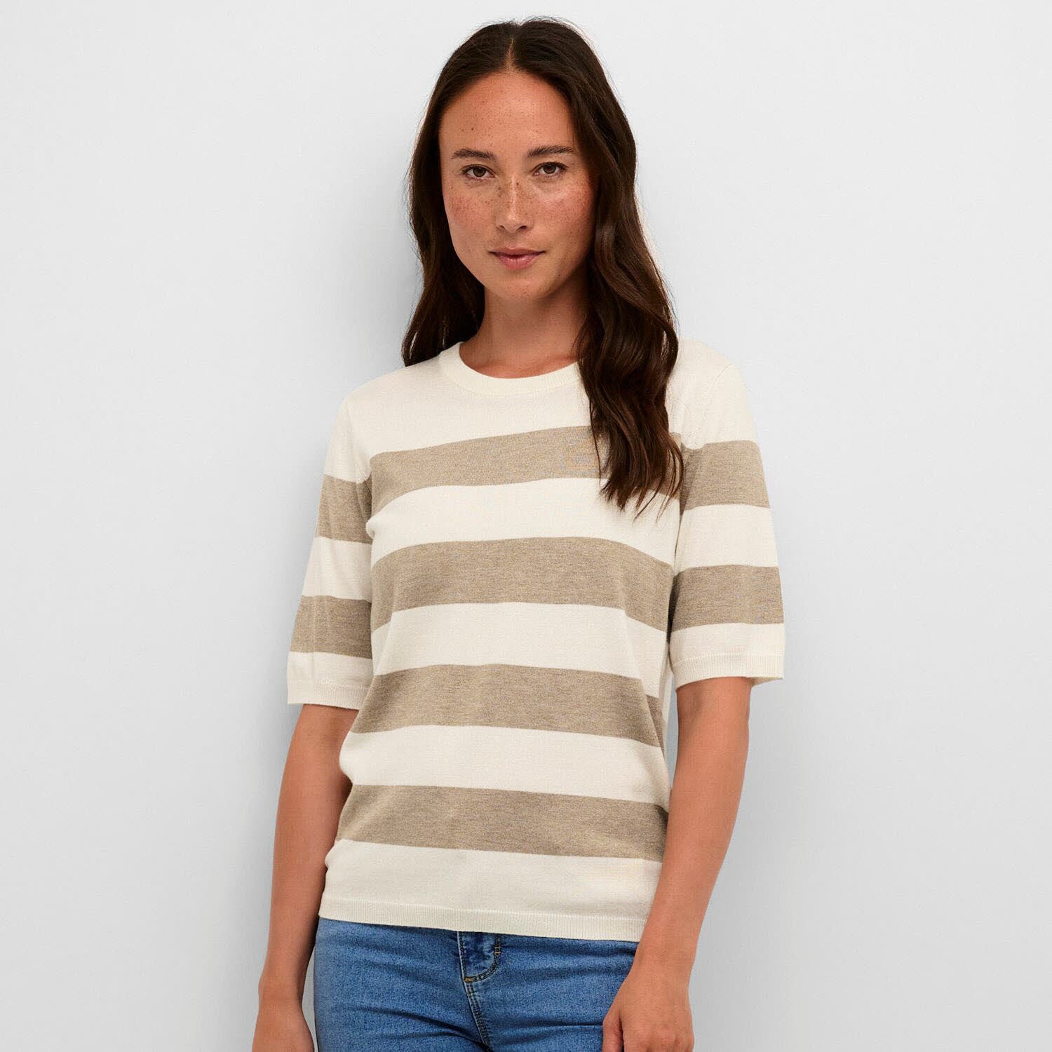KAFFE Strickpullover KAlizza Striped Knit günstig online kaufen