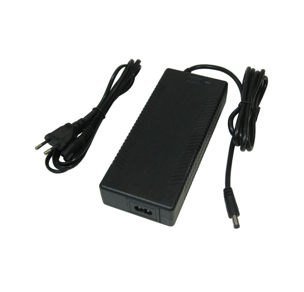 Trade-Shop Ladegerät 29,4V 4A passend für e-Bike Elektrofahrrad Pedelec Akkus Netzteil (Länge: ca. 2m / Stecker: 5,5 x 2,5mm Rundstecker / mit LED-Ladeanzeige)