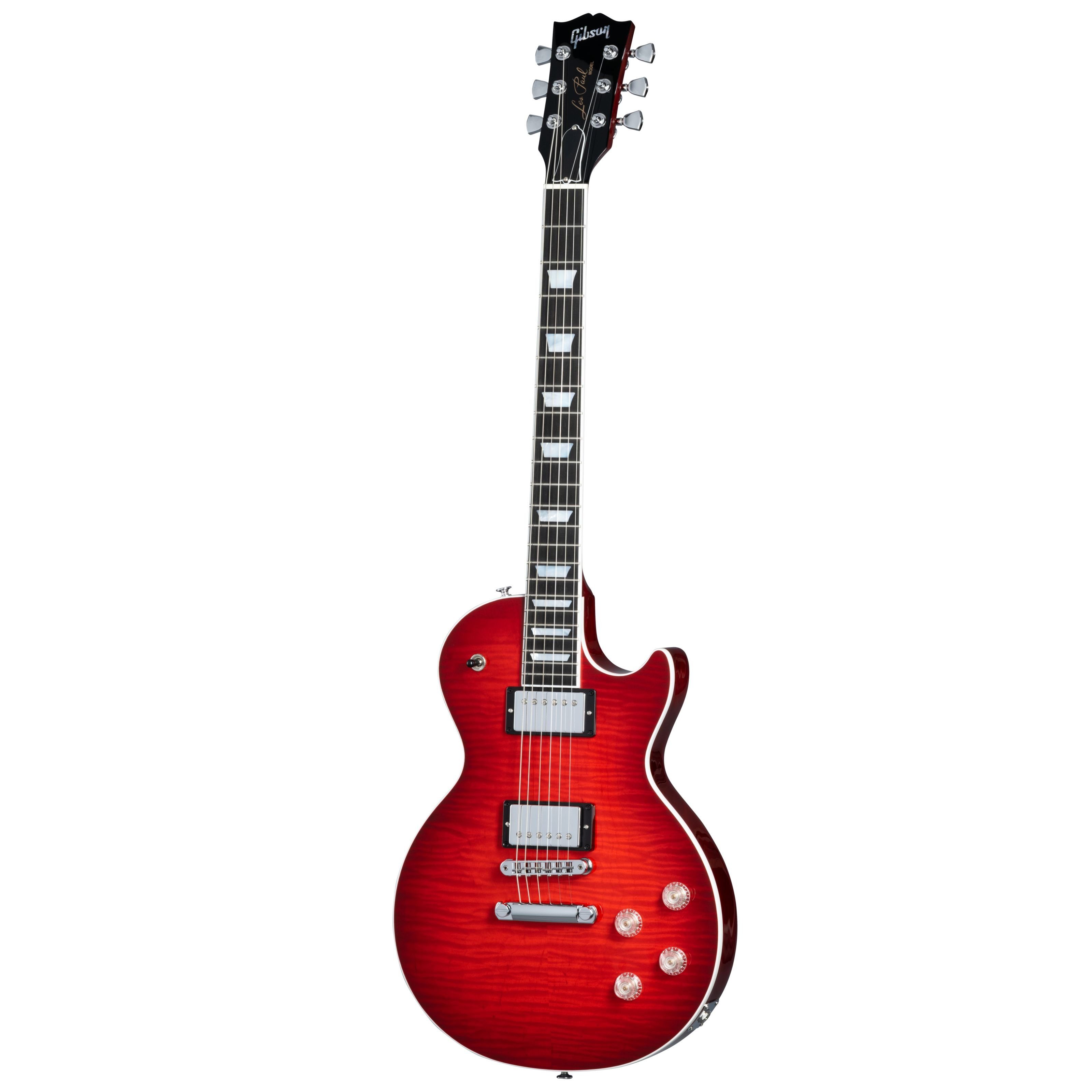 Gibson E-Gitarre, E-Gitarren, Single Cut Modelle, Les Paul Modern Figured Cherry Burst - Single Cut E-Gitarre