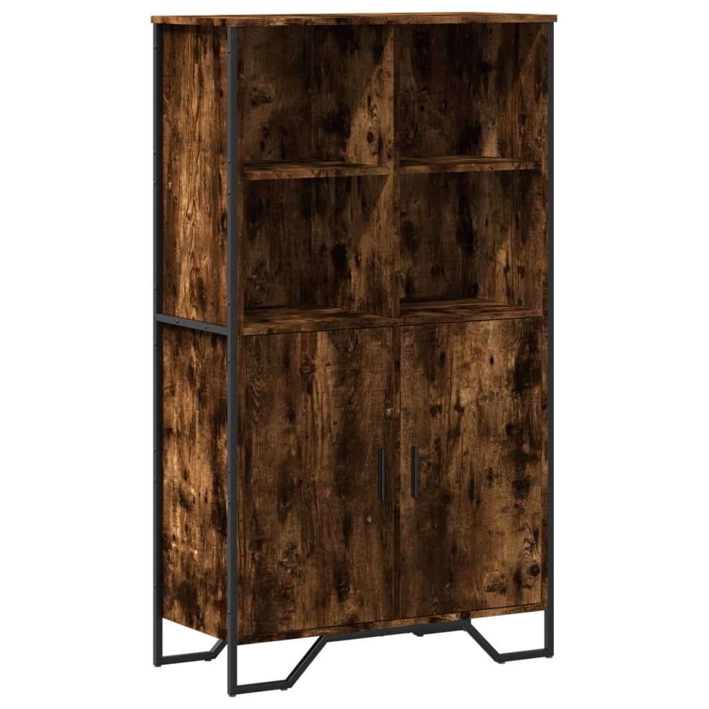 vidaXL Highboard Highboard Räuchereiche 79,5x35,5x137,5 cm günstig online kaufen