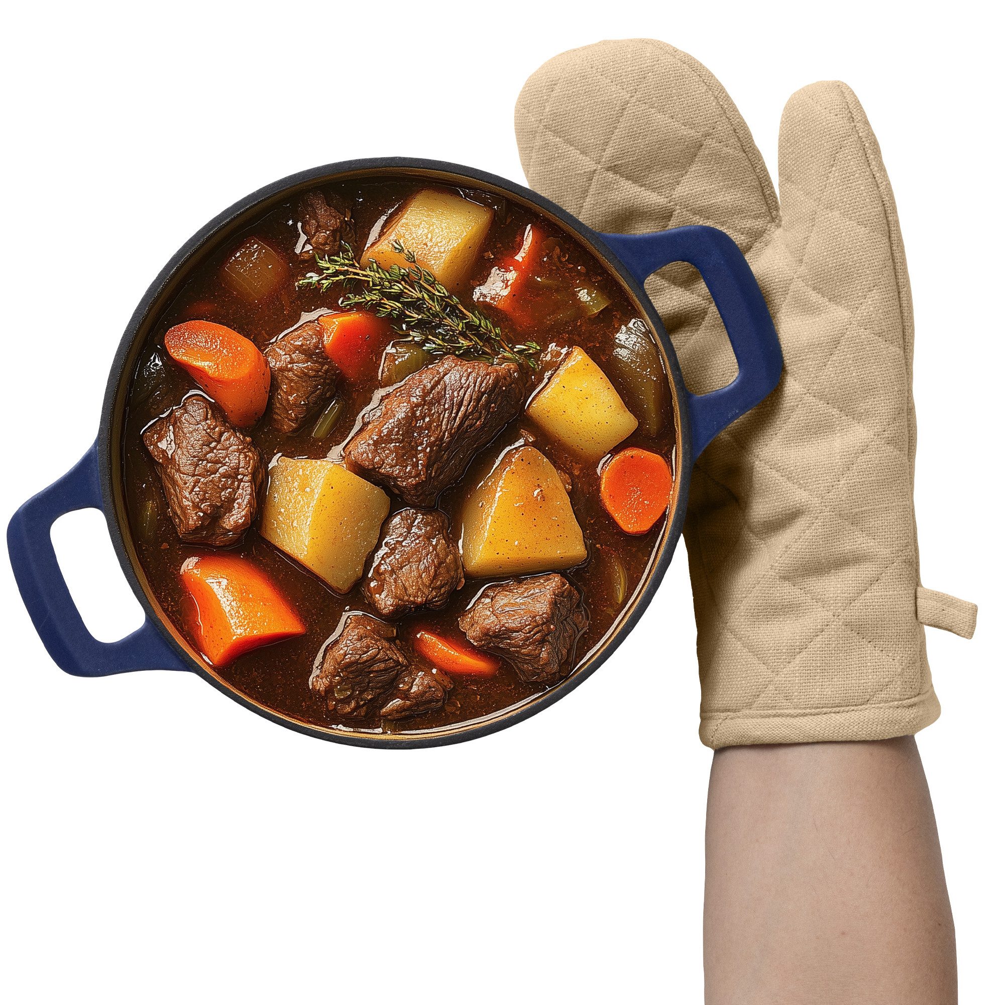 JEMIDI Topflappen Ofenhandschuhe - Topflappen Backofen Handschuh hitzebestä günstig online kaufen