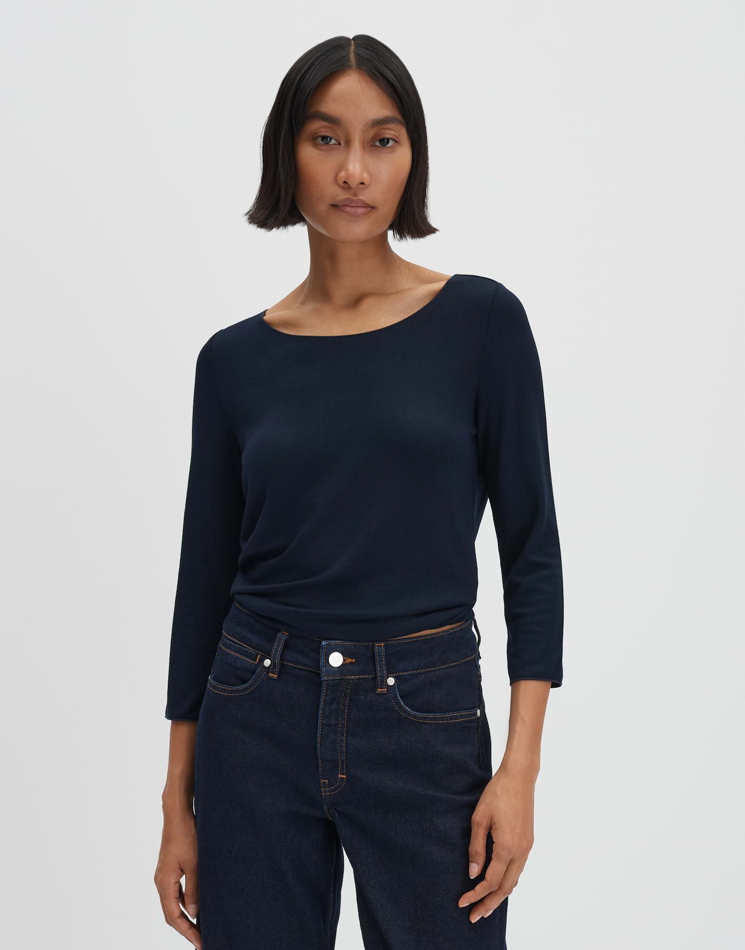 someday 3/4-Arm-Shirt KIROSA SOFT Regular aus Ecovero Viskose Mix günstig online kaufen