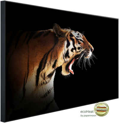 Papermoon Infrarotheizung Brüllender Tiger, sehr angenehme Strahlungswärme