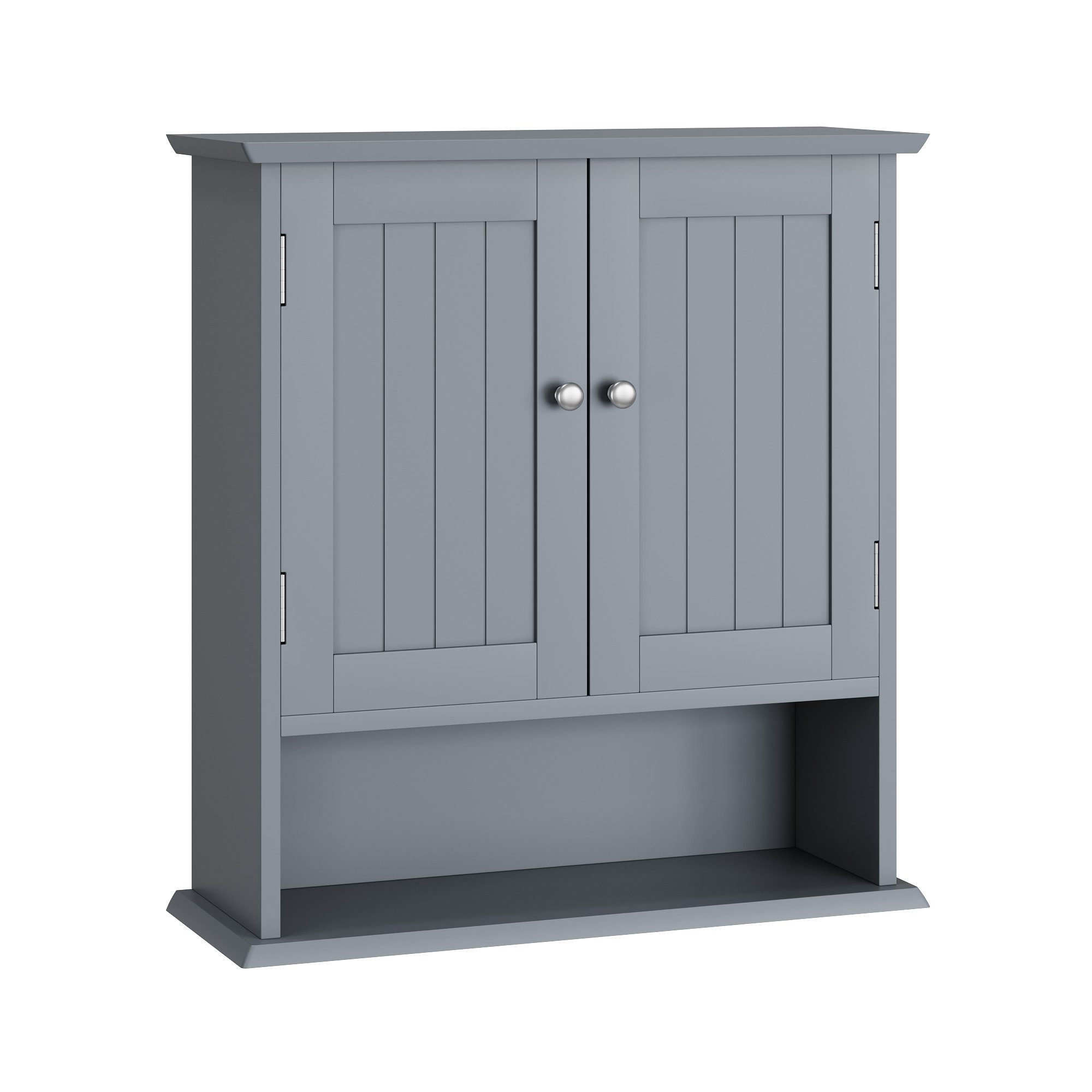 Fanttik Mehrzweckschrank Stauraumschrank, Badezimmerschrank Wandregal, Toilettenwandregal