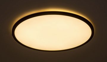 Rabalux LED Deckenspots "Ezio" Kunststoff, weiß, rund, 18W, H2, warmweiß, 1400lm, ø290mm, dimmbar mit Leuchtmittel Dimmart: 3-stufige Wandschalter-Dimmung mit Memoryfunktion, warmweiß