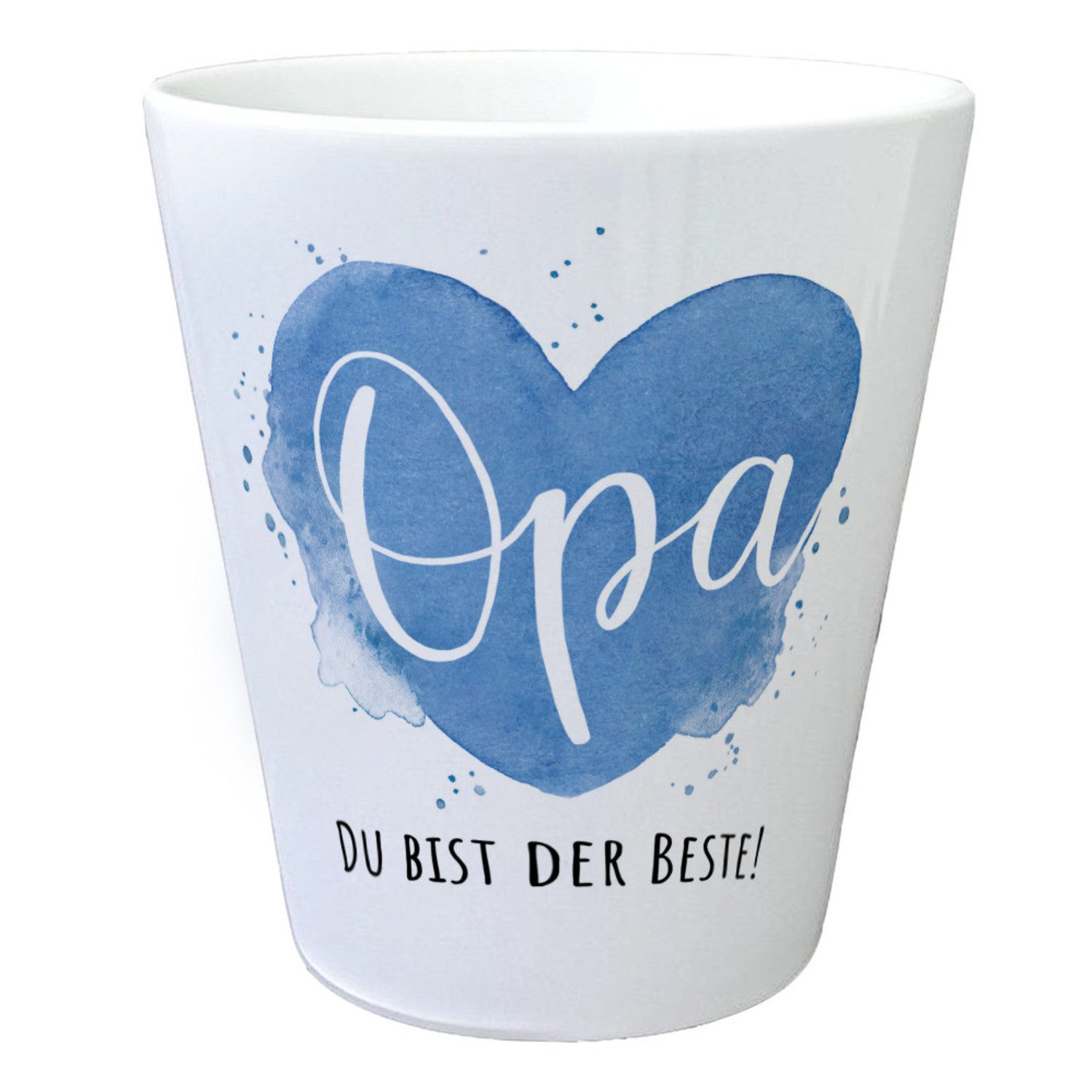 speecheese Blumentopf Bester Opa Blumentopf mit Spruch Opa Du bist der Beste
