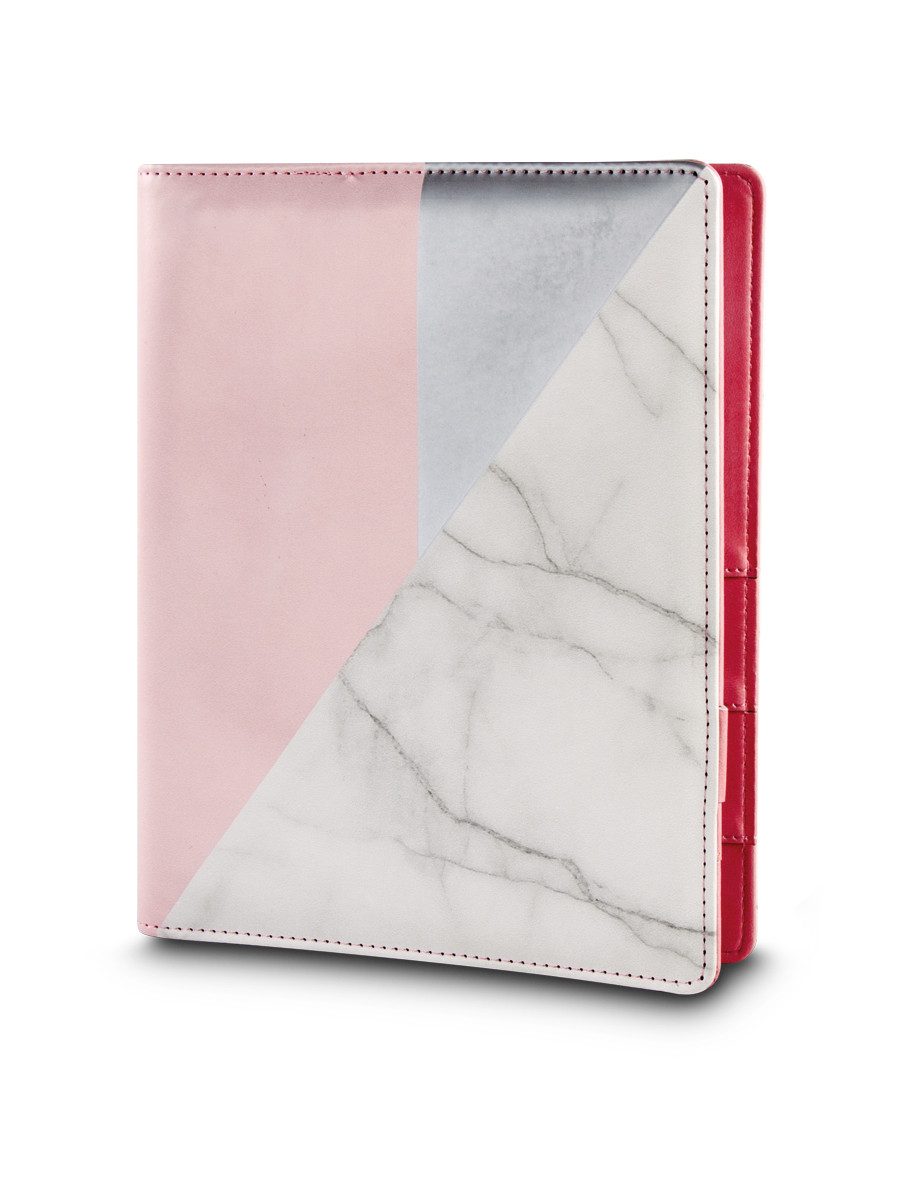 Rayher Monatskalender my PLANNER, DIN A5, rosa/silber/marmor