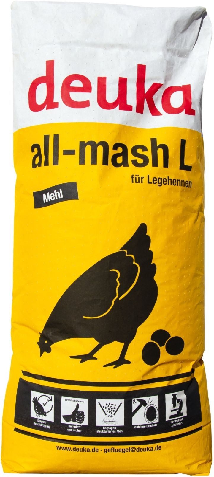 Deuka All-MASH L Mehl Legemehl Mehl, Hauptfutter für: Legehennen