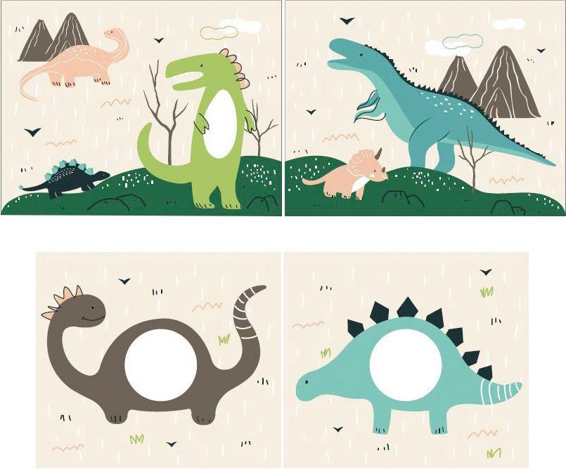 Vipack Spielbett Pino, Kiefer massiv, mit Rolllattenrost u. Textil-Set, Made in Europe (B/H/T ca. 210x114x106cm, mit Leiter und Absturzschutz), verschiedene Textil Dessins, 3 Gestellfarben zur Wahl