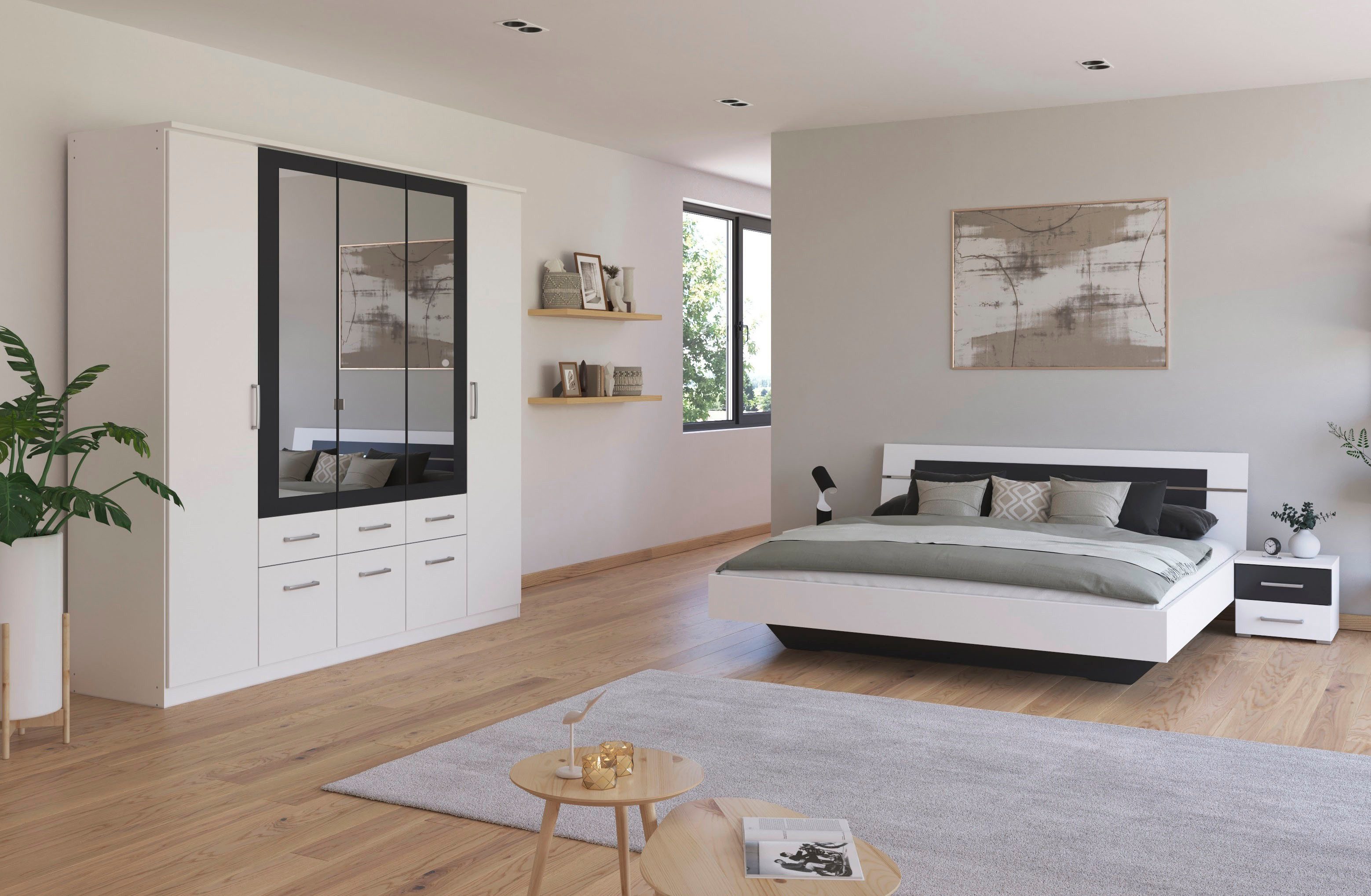rauch Schlafzimmer-Set Komplettschlafzimmer Schlafzimmer BURANO mit günstig online kaufen