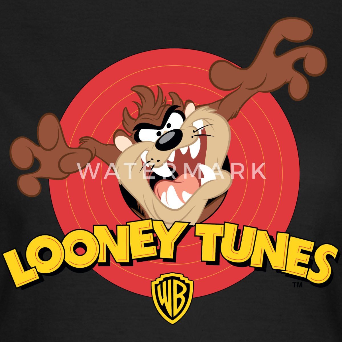 Spreadshirt T-Shirt Looney Tunes Taz Der Tasmanische Teufel Frauen T-Shirt (1-tlg)