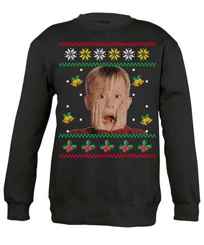 Quattro Formatee Sweatshirt Kevin Allein Zuhause Ugly Christmas Pullover Sweat (1-tlg)