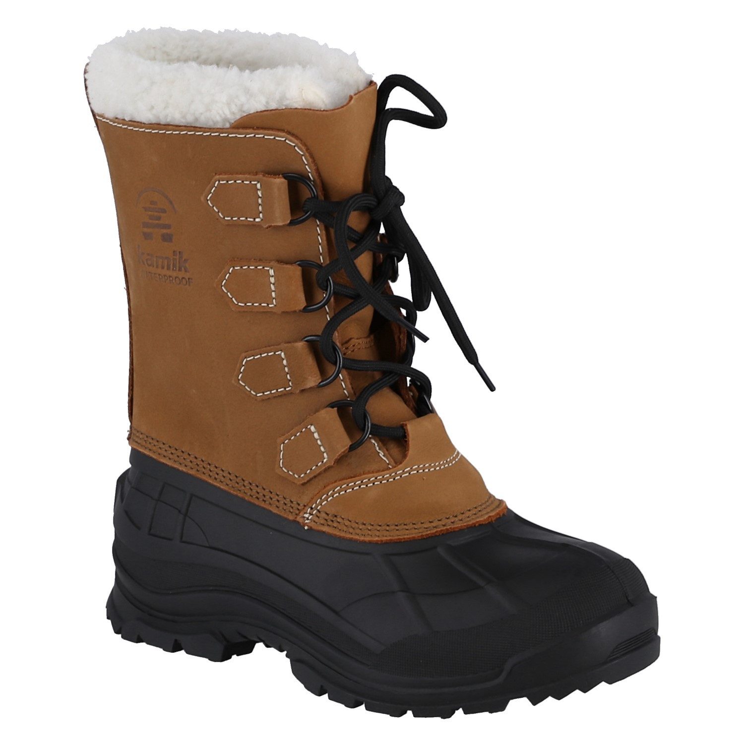 Kamik Alborg (Nubukleder, wasserdicht) hellbraun Damen Winterstiefel