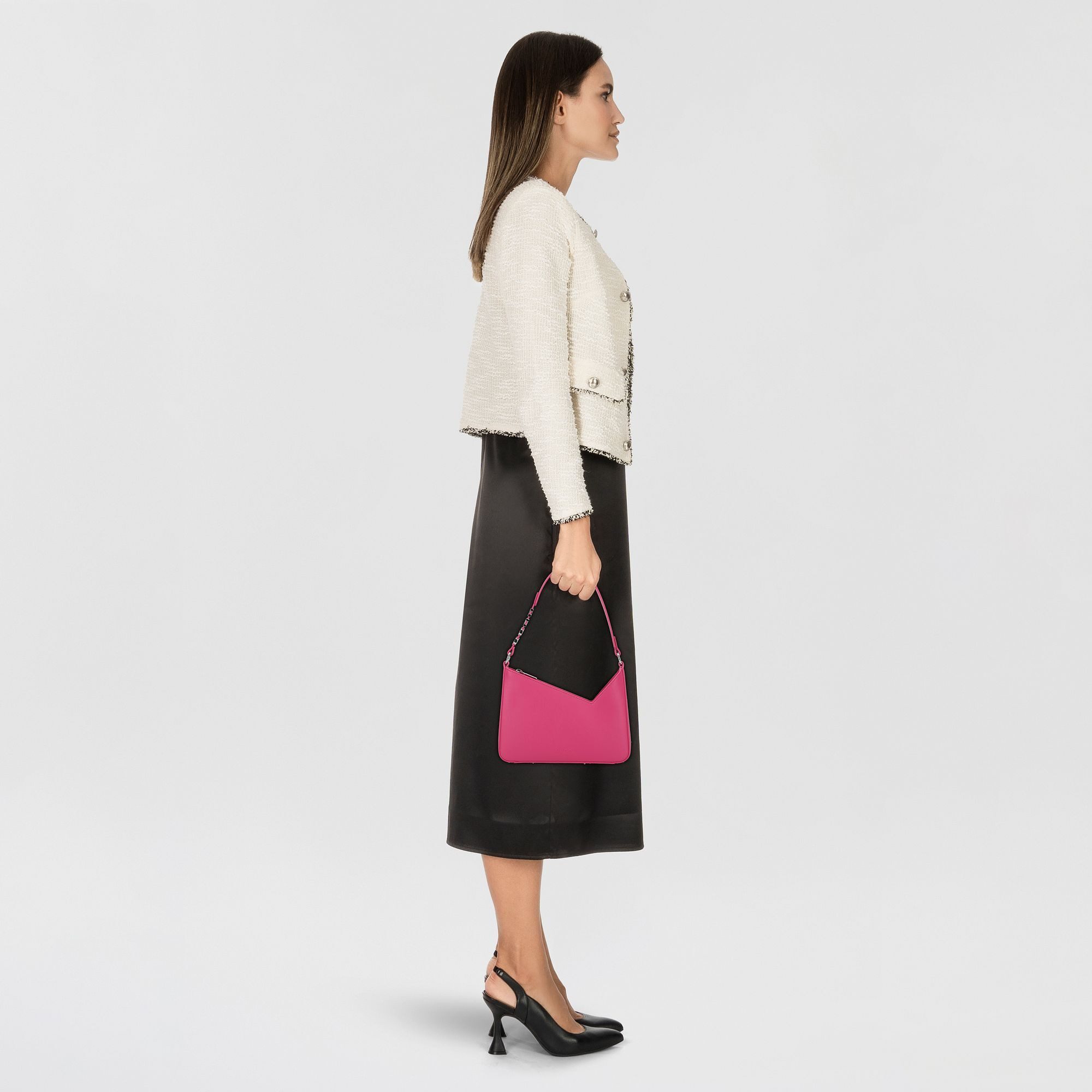 HUGO Schultertasche Mel, Polyurethan