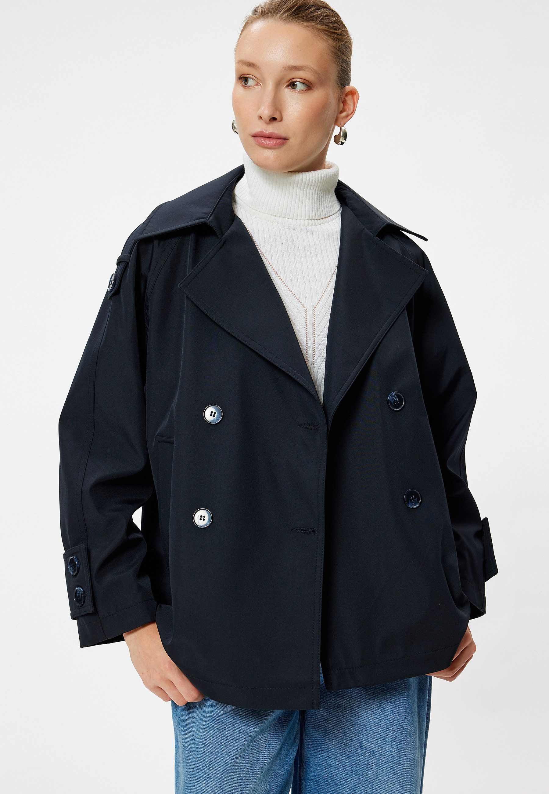 Trenchcoat Regular Mit Knöpfen