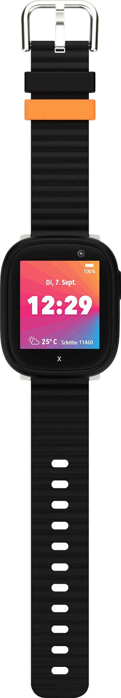 Xplora cm/1,52 schwarz/schwarz Zoll, Smartwatch X6Play (3,86 Wear) Kinder- Android