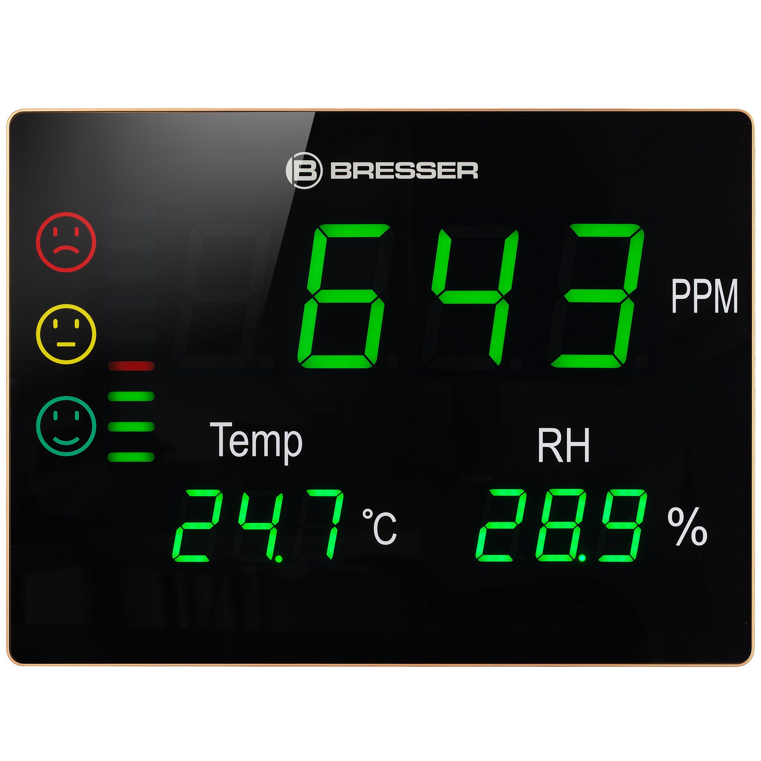 BRESSER »CO2-Messgerät Smile XXL mit CO2-Ampel und extragro« Wetterstation  online kaufen | OTTO