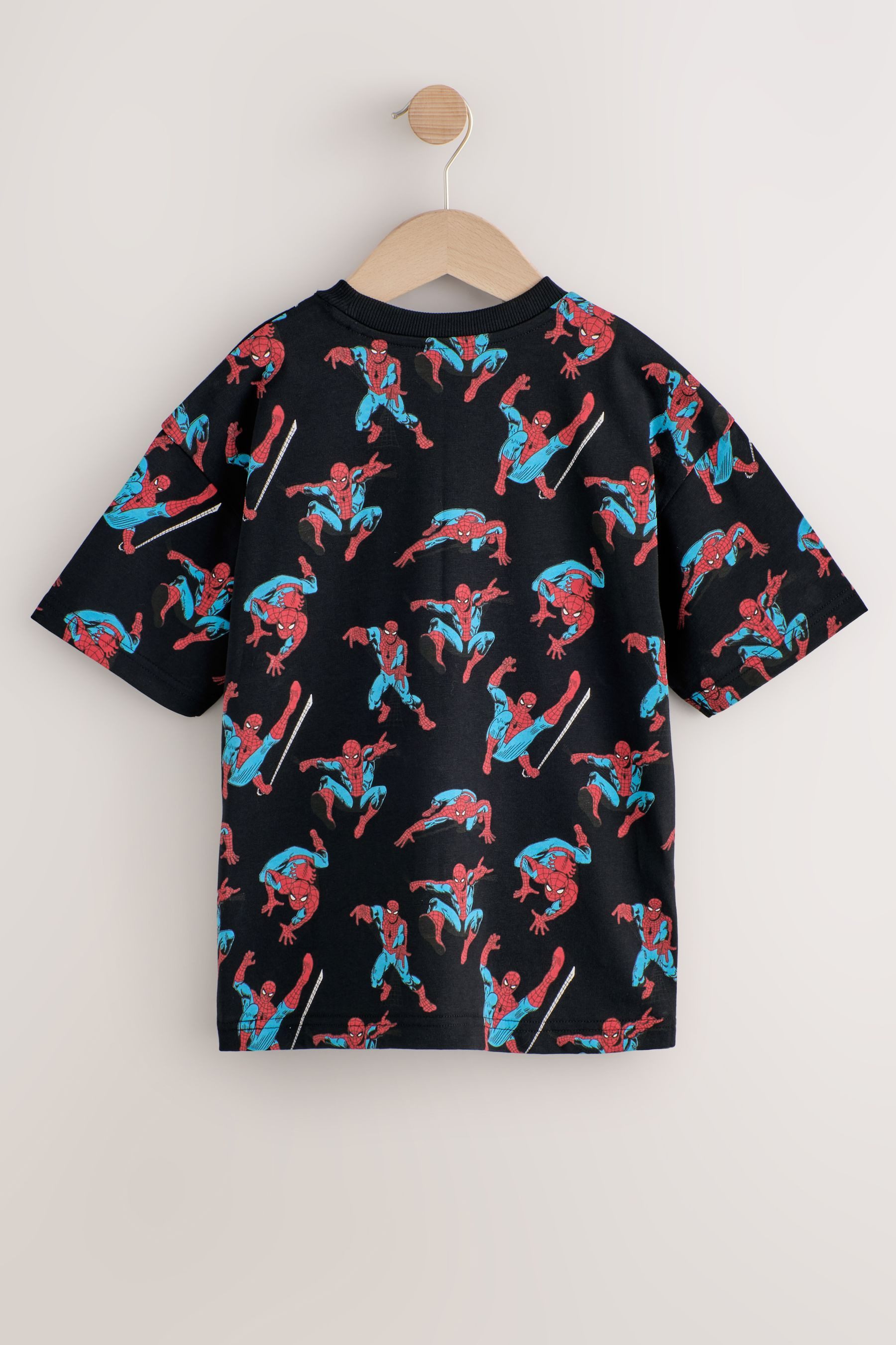 Next T-Shirt Kurzarm-T-Shirt, Spiderman (1-tlg) – Bild 2 von 5