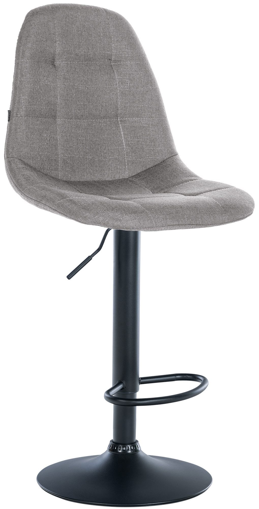 CLP Barhocker Elmore, Stoff-Bezug, höhenverstellbar, 360 Grad drehbar