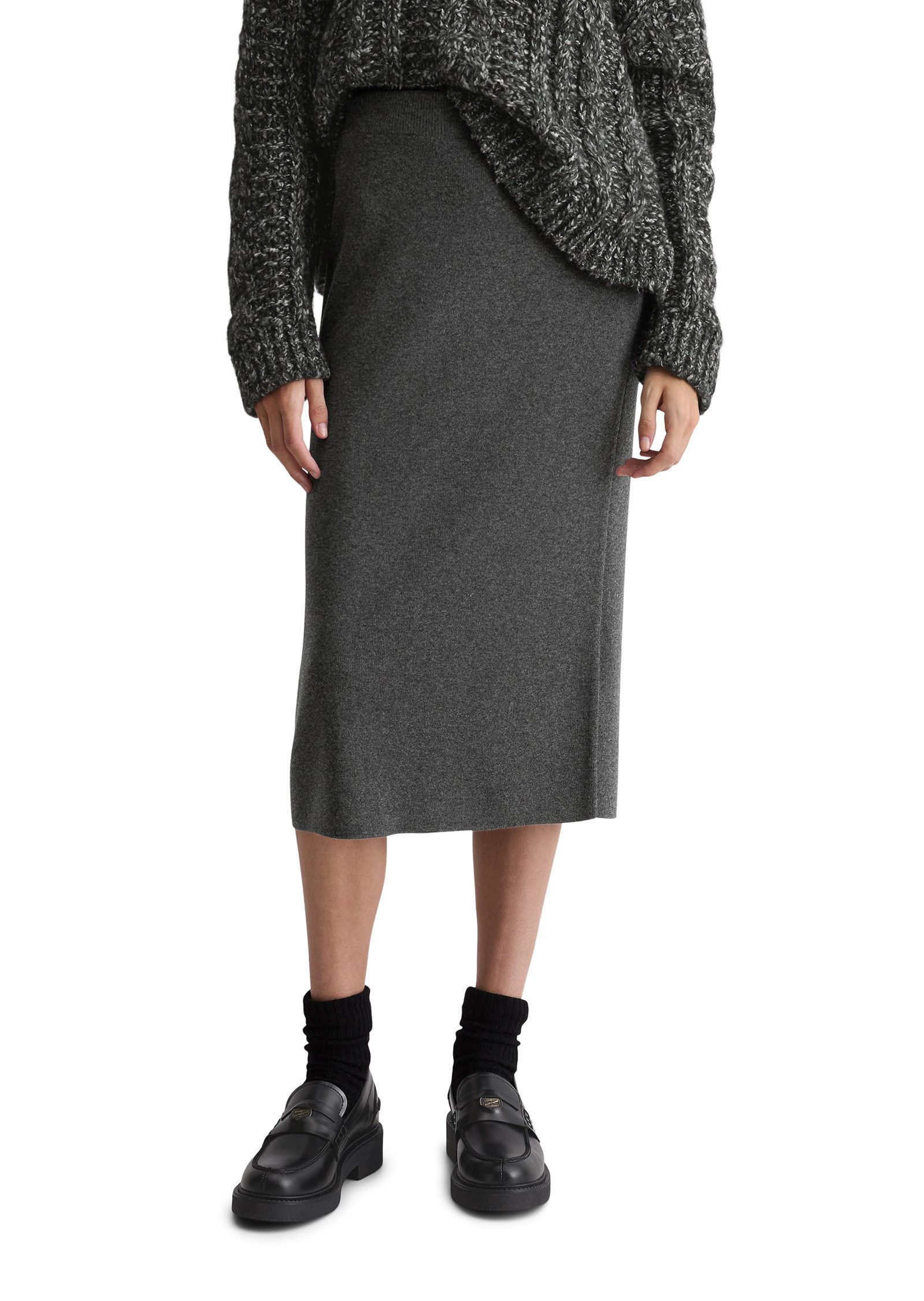 Marc O'Polo Strickrock aus softem Schurwolle-Mix