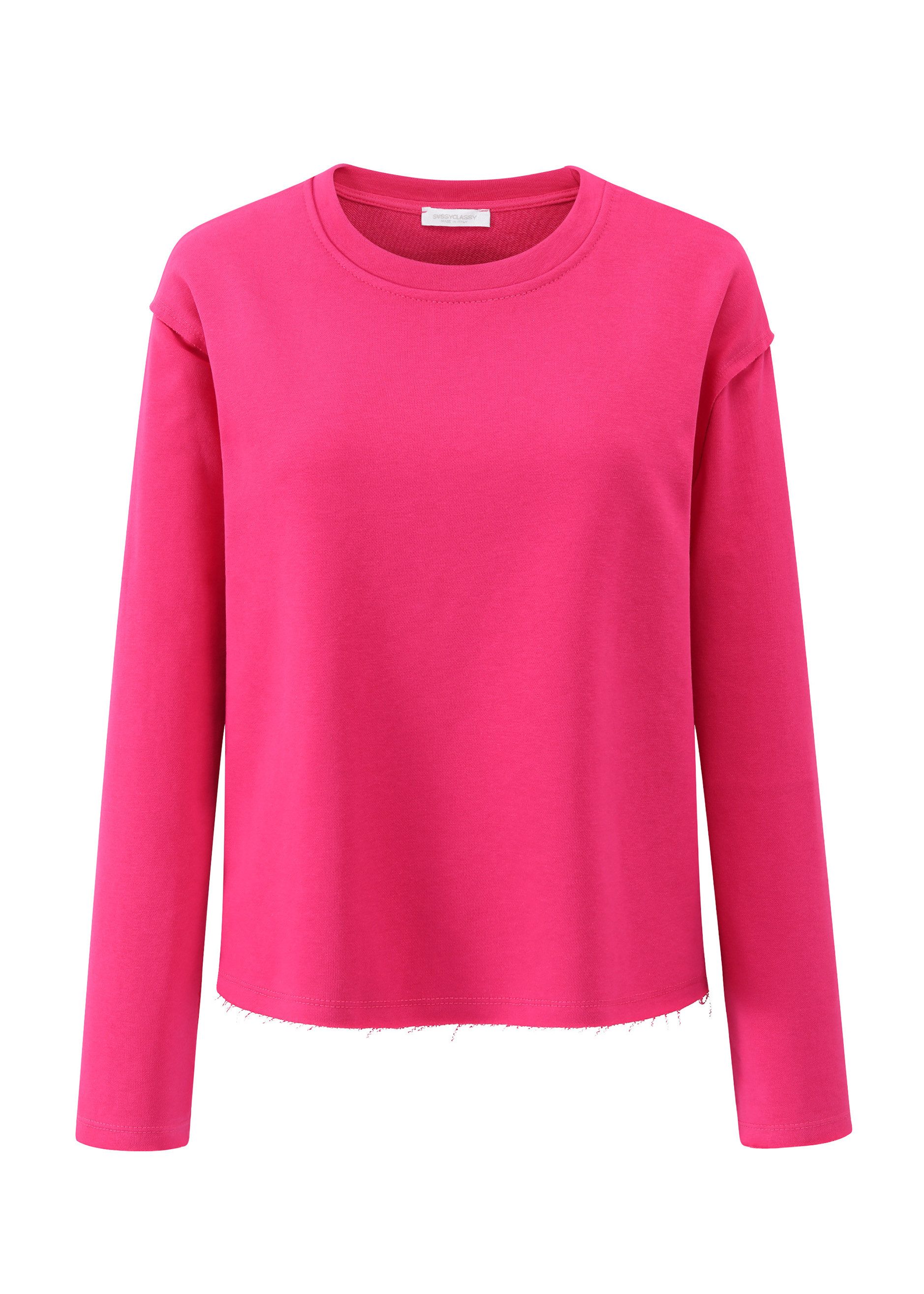 SASSYCLASSY Strickpullover Lässiges Sweatshirt aus Baumwollgemisch günstig online kaufen